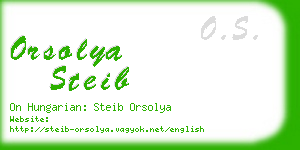 orsolya steib business card